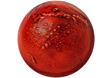 Pièce de collection en argent rare tirage limité à 1999 exemplaires représentant la planète mars en 3D sphérique collector